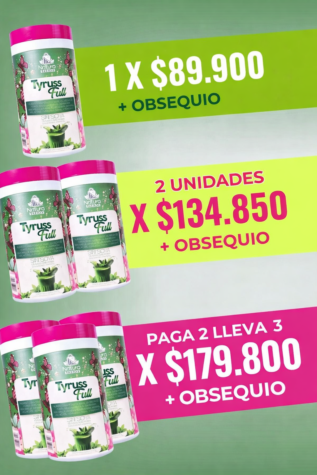 🌿Nutrición completa en un solo vaso. Sin ingredientes que te inflaman.