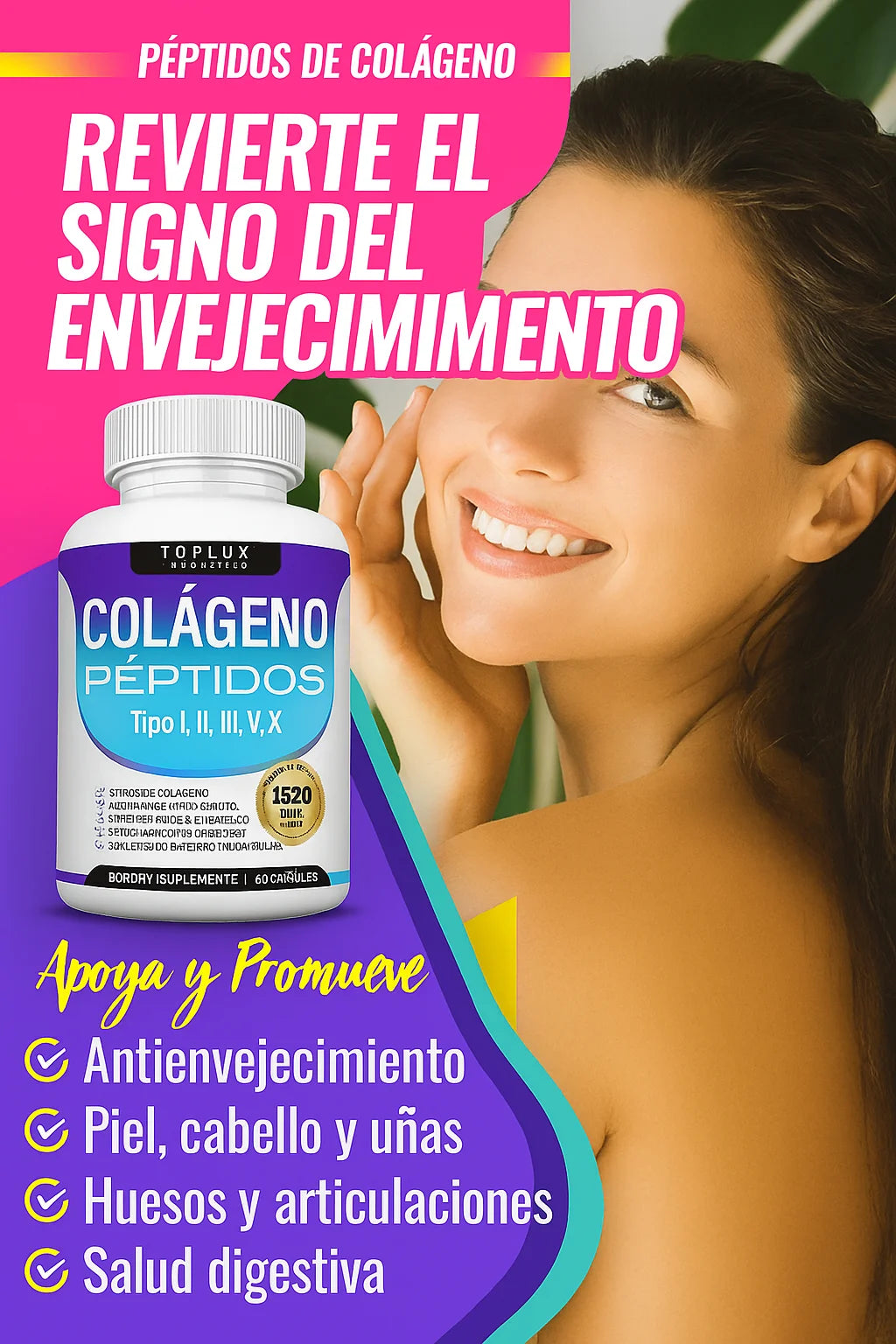 Collagen Peptides Toplux X 90 Caps