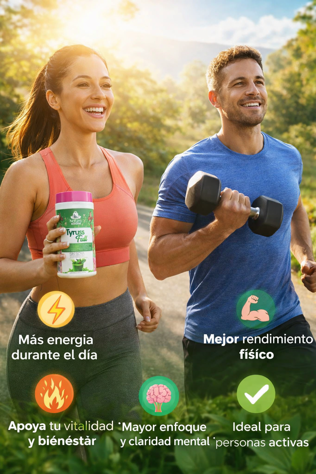 🌿Nutrición completa en un solo vaso. Sin ingredientes que te inflaman.